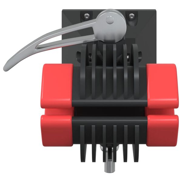 vidaXL piros &eacute;s fekete ac&eacute;l fali ker&eacute;kp&aacute;rjav&iacute;t&oacute; &aacute;llv&aacute;ny &ouml;sszecsukhat&oacute;