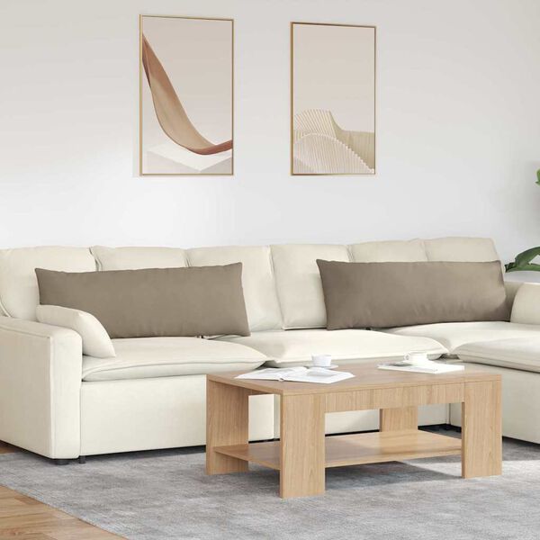 vidaXL Kanap&eacute; p&aacute;rn&aacute;k 2 pcs T&oacute;psz&iacute;nű 120 x 40 cm sz&ouml;vet