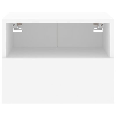 vidaXL fehér szerelt fa fali TV-szekrény 40 x 30 x 30 cm