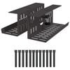 vidaXL Asztal alatti k&aacute;bel kezelő t&aacute;lca 2 db Fekete 35 x 12 x 13 cm