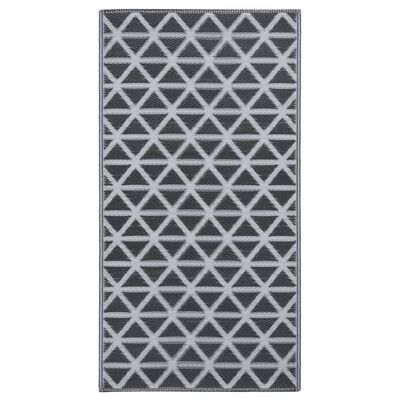 vidaXL fekete PP kültéri szőnyeg 80 x 150 cm