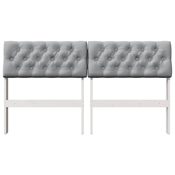 vidaXL K&aacute;rpitozott fejt&aacute;mla Vil&aacute;gossz&uuml;rke 140 cm T&ouml;m&ouml;r fenyőfa