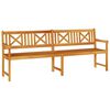 vidaXL Kerti pad Term&eacute;szetes 220 x 56 x 90 cm T&ouml;m&ouml;r Ak&aacute;cfa