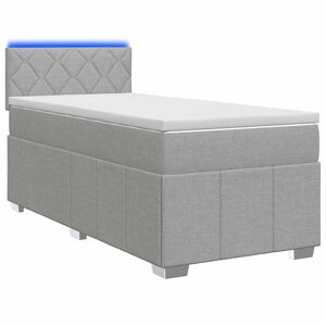 vidaXL Boxspring &aacute;gy matraccal Vil&aacute;gossz&uuml;rke 80 x 200 cm Sz&ouml;vet