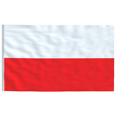 vidaXL lengyel alumínium zászló és rúd 5,55 m