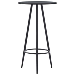 vidaXL fekete MDF b&aacute;rasztal 60 x 107,5 cm
