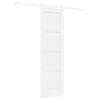 vidaXL Cs&uacute;sz&oacute; ajt&oacute; ORKDAL 61 x 198,5 cm Szerelt Fa Feh&eacute;r