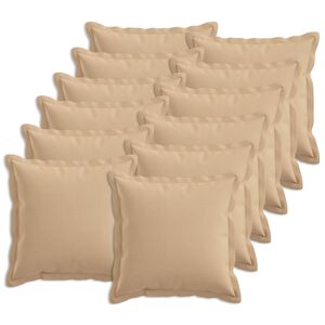 vidaXL P&aacute;rna huzat 12 db HOUTEN Kr&eacute;msz&iacute;nű 40 x 40 cm Műlensz&ouml;vet