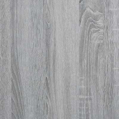vidaXL szürke sonoma színű szerelt fa zsúrkocsi 60,5 x 31 x 72,5 cm