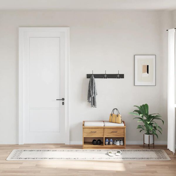 vidaXL vil&aacute;gosb&eacute;zs moshat&oacute; szőnyeg 80 x 300 cm