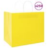 vidaXL 250 db s&aacute;rga pap&iacute;rzacsk&oacute;k foganty&uacute;kkal 32x22x28 cm