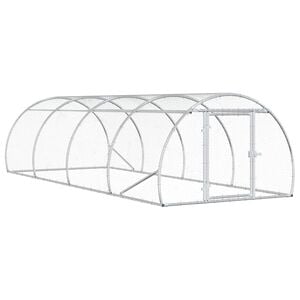 vidaXL Ty&uacute;kh&aacute;z Ez&uuml;st 400 x 150 x 100 cm Horganyzott Ac&eacute;l