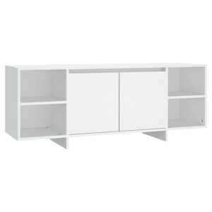 vidaXL feh&eacute;r szerelt fa TV-szekr&eacute;ny 130 x 35 x 50 cm