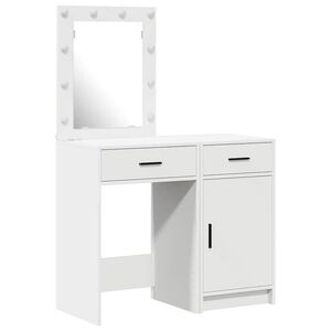 vidaXL &Ouml;lt&ouml;zk&ouml;dőasztal 2 db Feh&eacute;r 50 x 41 x 135 cm Szerelt Fa
