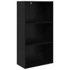 vidaXL K&ouml;nyvespolc 60 x 30 x 114 cm Szerelt Fa Fekete t&ouml;lgy