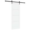 vidaXL Cs&uacute;sz&oacute; ajt&oacute; ORKDAL 78 x 211 cm Szerelt Fa Feh&eacute;r &eacute;s Fekete