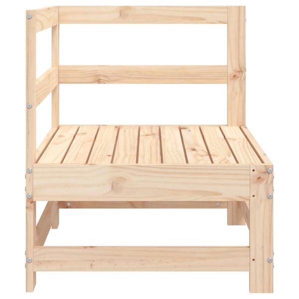 vidaXL tömör fenyőfa kerti sarokkanapé