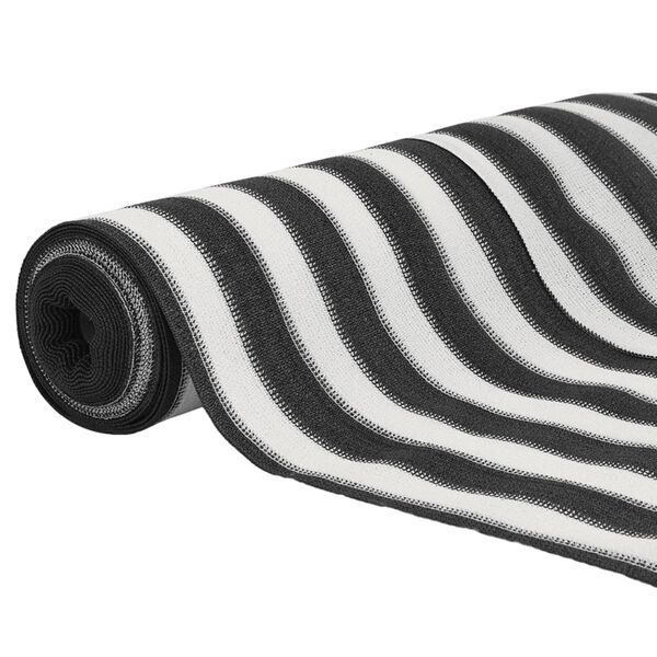 vidaXL antracitsz&uuml;rke &eacute;s feh&eacute;r HDPE bel&aacute;t&aacute;sg&aacute;tl&oacute; h&aacute;l&oacute; 2x10 m 150 g/m&sup2;