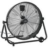 vidaXL fekete ipari dobventil&aacute;tor 60 cm 172,5 W