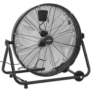 vidaXL fekete ipari dobventil&aacute;tor 60 cm 172,5 W
