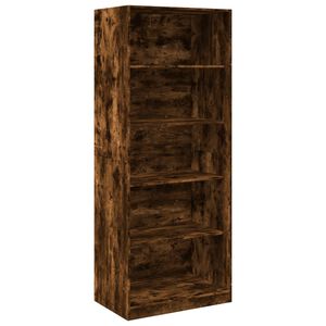 vidaXL f&uuml;st&ouml;s t&ouml;lgy sz&iacute;nű szerelt fa ruh&aacute;sszekr&eacute;ny 80 x 50 x 200 cm