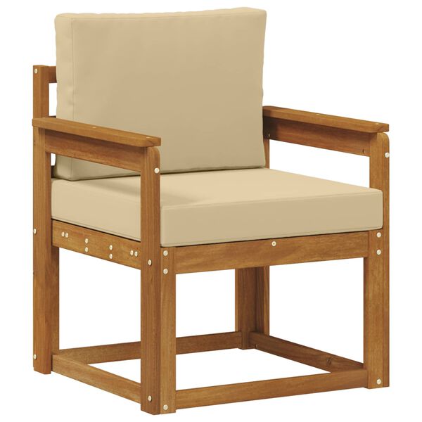 vidaXL K&uuml;lt&eacute;ri kanap&eacute; T&ouml;m&ouml;r ak&aacute;cfa &eacute;s poli&eacute;szter Term&eacute;szetes