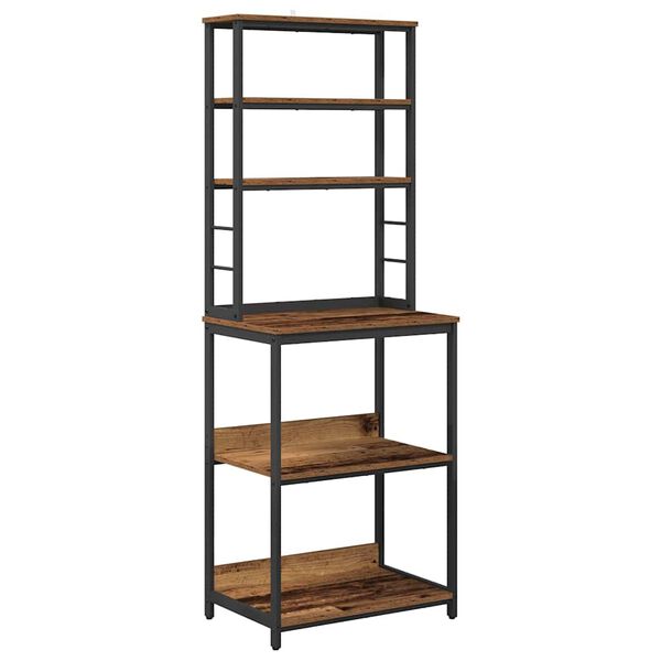 vidaXL Konyhai polc &Ouml;reg fa 60 x 40 x 168 cm Faanyag