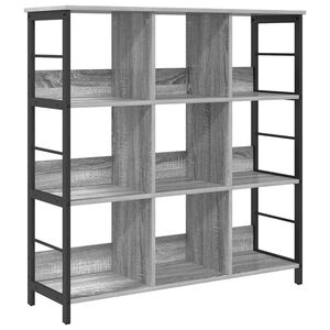 vidaXL K&ouml;nyvespolc 9 szintes 102 x 32 x 104,5 cm Szerelt Fa