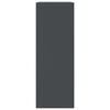 vidaXL antracitsz&uuml;rke ac&eacute;l t&aacute;lal&oacute;szekr&eacute;ny 67 x 39 x 107 cm