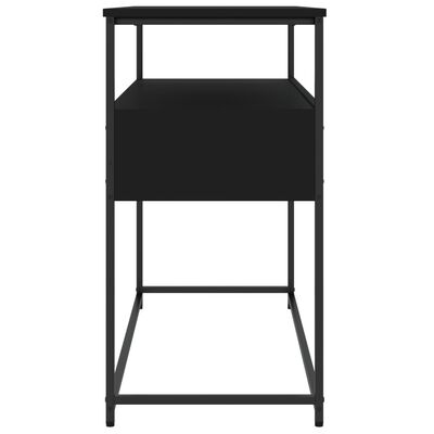vidaXL fekete szerelt fa tálalóasztal 100x40x75 cm