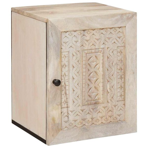 vidaXL F&uuml;rdőszoba Sz&eacute;k&eacute;ny t&aacute;rol&oacute;val Feh&eacute;r 38 x 33 x 48 cm Faanyag