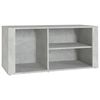 vidaXL betonsz&uuml;rke szerelt fa cipőszekr&eacute;ny 100x35x45 cm