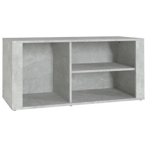 vidaXL betonsz&uuml;rke szerelt fa cipőszekr&eacute;ny 100x35x45 cm