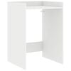 vidaXL Mos&oacute;g&eacute;p Szekr&eacute;ny t&aacute;rol&oacute;val Feh&eacute;r 67,5 x 62 x 97 cm Szerelt fa