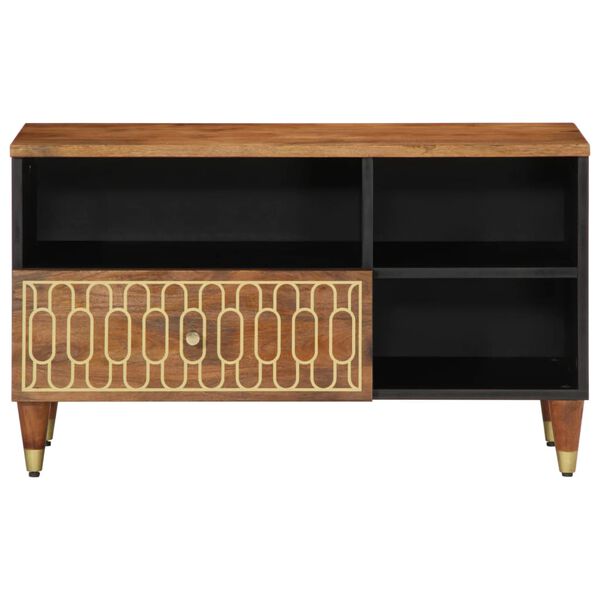 vidaXL tömör mangófa TV-szekrény 80 x 33 x 46 cm