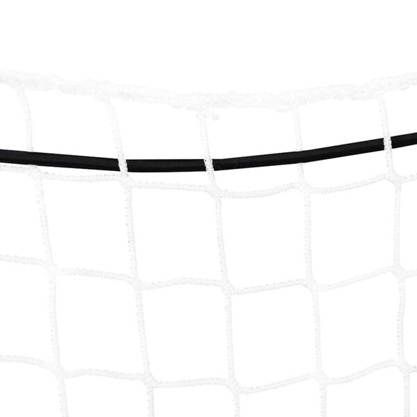 vidaXL fehér polipropilén utánfutóháló elasztikus kötéllel 6 x 3 m