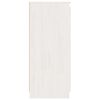 vidaXL 3 db fehér tömör fenyőfa kisszekrény