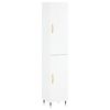 vidaXL magasf&eacute;nyű feh&eacute;r szerelt fa magasszekr&eacute;ny 34,5 x 34 x 180 cm