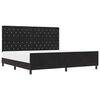 vidaXL Boxrug&oacute;s &aacute;gy fejt&aacute;ml&aacute;val Fekete 200 x 200 cm B&aacute;rsony