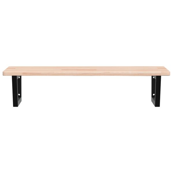 vidaXL ac&eacute;l &eacute;s t&ouml;m&ouml;r t&ouml;lgyfa falra szerelhető mosd&oacute;polc