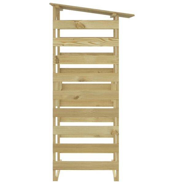 vidaXL impregn&aacute;lt fenyőfa pergola tetővel 100 x 90 x 200 cm