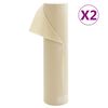 vidaXL 2 db n&ouml;v&eacute;nyv&eacute;dő textil tekercs 70 g/m&sup2; 50x1,6 m