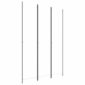 vidaXL feh&eacute;r 3 paneles sz&ouml;vetparav&aacute;n 150x220 cm
