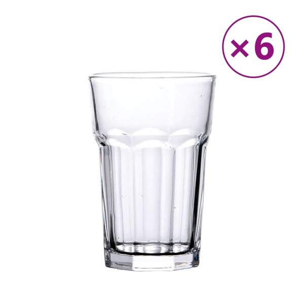 vidaXL 6 db pohár 415 ml