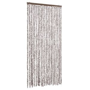 vidaXL t&oacute;psz&iacute;nű &eacute;s feh&eacute;r zsen&iacute;lia rovarf&uuml;gg&ouml;ny 90 x 200 cm