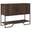vidaXL barna t&ouml;lgysz&iacute;nű szerelt fa doh&aacute;nyz&oacute;asztal 100x35x74,5 cm