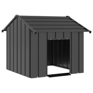 vidaXL Kutyah&aacute;z tetővel 85x107x81 cm horganyzott ac&eacute;l