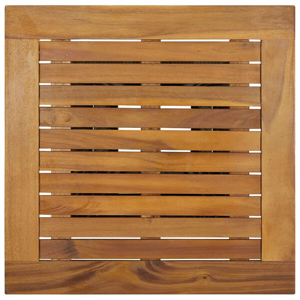 vidaXL szürke polyrattan és tömör akácfa bárasztal 60 x 60 x 110 cm