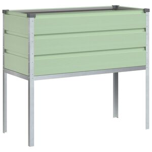 vidaXL N&ouml;v&eacute;nytart&oacute; Pasztell Z&ouml;ld 100 x 45 x 90 cm Horganyzott ac&eacute;l