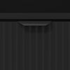 vidaXL &Eacute;jjeliszekr&eacute;ny fi&oacute;kkal 2 pcs Fekete 49 x 36 x 61 cm Faanyag